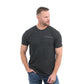 An ultra-comfortable Relaxed Fit T-Shirt made in the USA with a blend of premium materials, ensuring durability, breathability, and a luxuriously soft feel. Featuring the Fireside Pine American Flag Mountain logo on the back in full color. Model Fit Video.